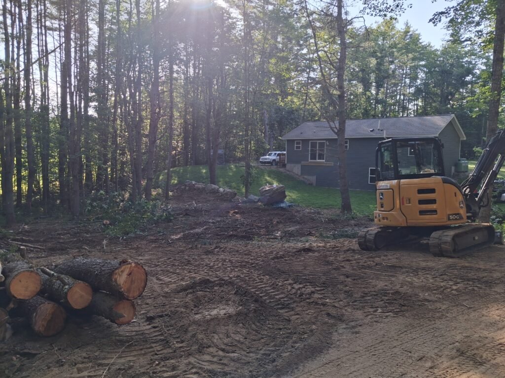 Lot Clearing Southern Maine clearing land for construction