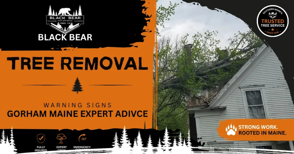 Tree Removal Warning Signs Gorham Maine