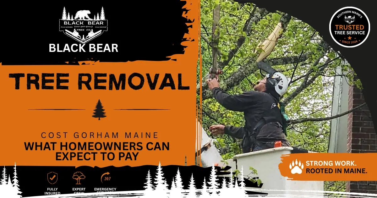 Tree Removal Cost Gorham Maine – Professional Tree Removal Near Home by Black Bear Tree Co.